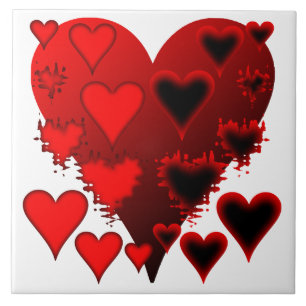 Azulejo Corazones