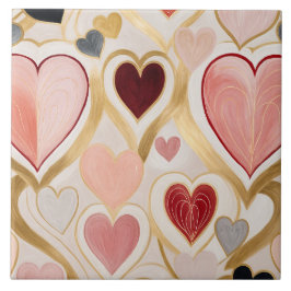 Azulejo Corazones de amor