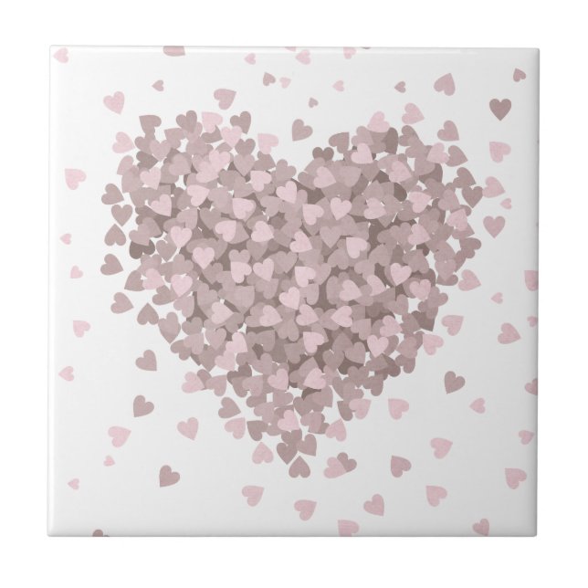 Azulejo Corazones flotantes San Valentín (Frente)