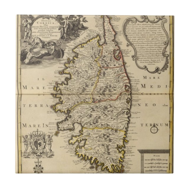 Azulejo Córcega (Frente)