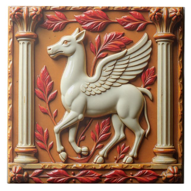 Azulejo Corcel de los Reinos del Éter (Frente)