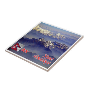 Azulejo cordillera zNP013 HIMALAYAS, Nepal,