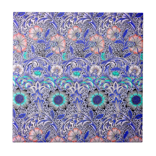Azulejo Corncockle de William Morris (Frente)