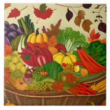 Cornucopia llena de verduras