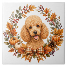 Azulejo Corona de Otoño de Caniche
