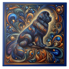 Azulejo Corrientes Cósmicas Newfie