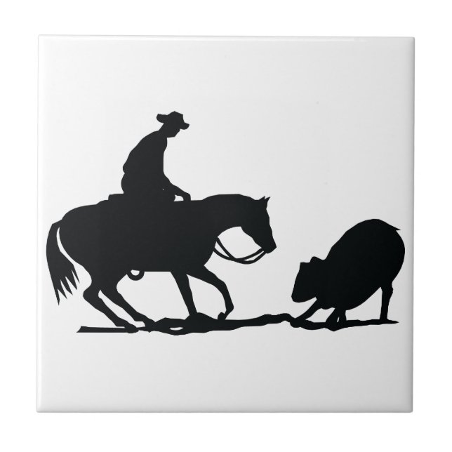 Azulejo Cortando caballo (Frente)