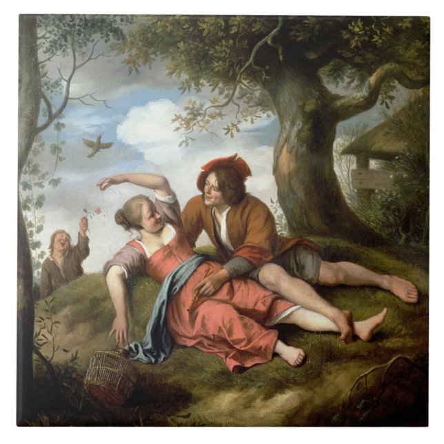 Azulejo Cortejo rústico (Frente)