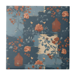 Azulejo Corto campo de Rust Rust Blue Country