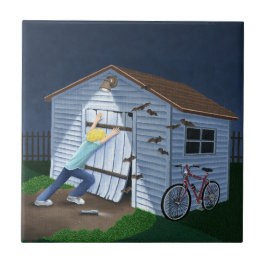 Azulejo Cosas que caen en la noche