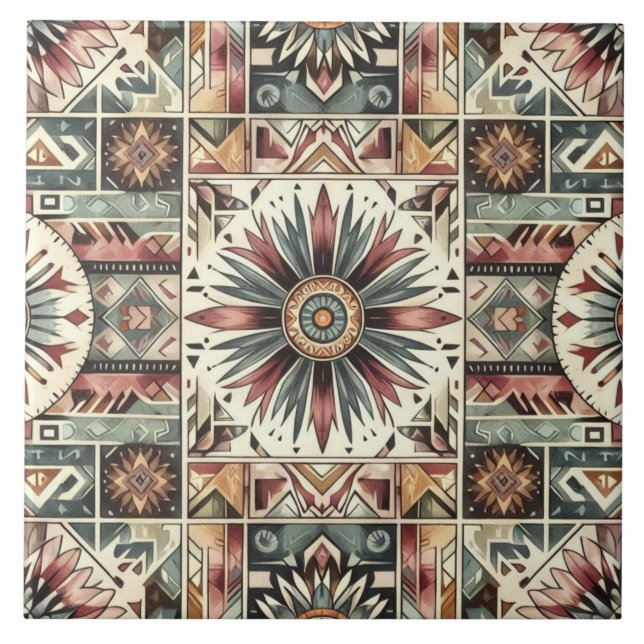 Azulejo Cosecha de Girasoles (Frente)