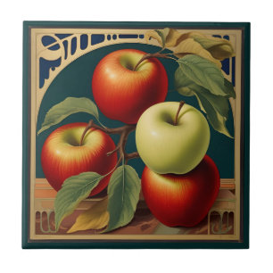 Azulejo Cosecha de Manzanas