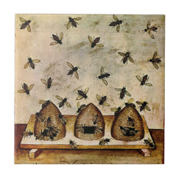 Azulejo Cosecha de miel de abeja de miel