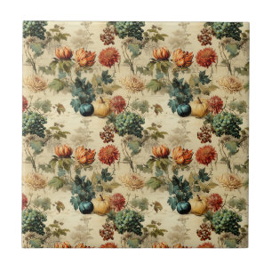 Azulejo Cosecha de Otoño Atemporal en Tonos Cálidos y Suav