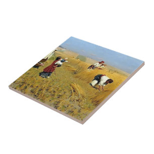 Azulejo Cosecha que recolecta en Ucrania de Mykola