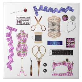 Azulejo Coser de costura de costura de costura