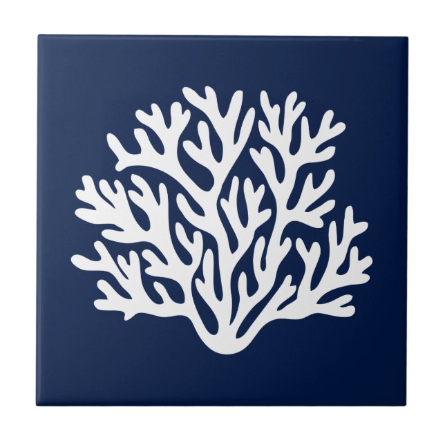 Azulejo Costa Azul y Blanco Coral (Frente)