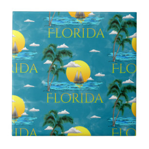 Azulejo Costa de la Marea Marítima de Verano Florida