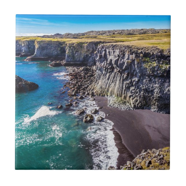 Azulejo Costa Hellnahraun, Islandia (Frente)