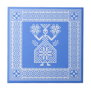 Azulejo Costillas étnicas — se puede cambiar de fondo