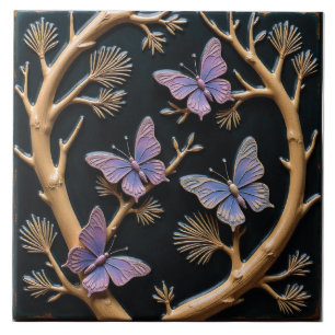 Azulejo Cotillón de Mariposa
