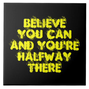 Azulejo Cotizaciones positivas de motivación inspiradora