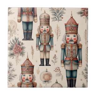 Azulejo Cottagecore Cascanueces Salvia Malva Dorado Fiesta