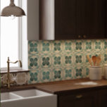 Azulejo Cottagecore de estilo retro vintage<br><div class="desc">Estos azulejos de cerámica retro vintage son un gran complemento para cualquier cocina,  baño o comedor. Hermoso como chasquidos o piezas de acento. Inspirada en las baldosas pintadas de estilo portugués.</div>