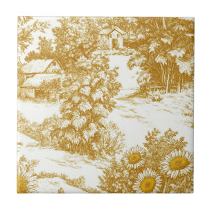 Azulejo Cottagecore Girasol Toile Campestre (9)