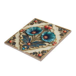 Azulejo Cottagecore Vintage Hogar Decorativo Único