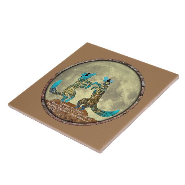 Azulejo Coyote Crooners Ceramic Tile (Lado)