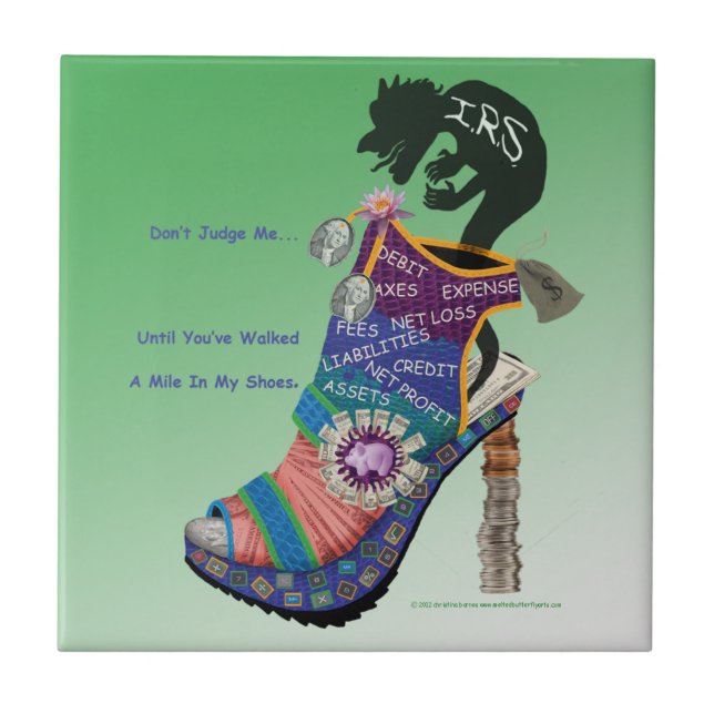 Azulejo CPA/contable no me juzga… (Frente)