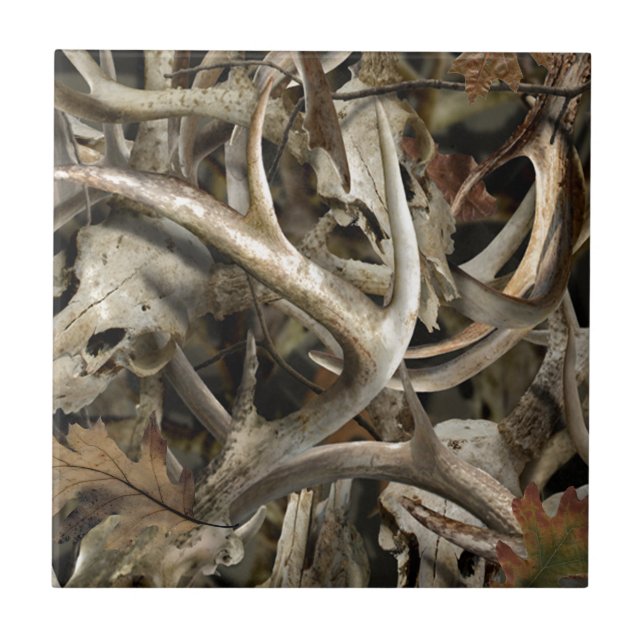 Azulejo Cráneos de los ciervos de Camo (Frente)