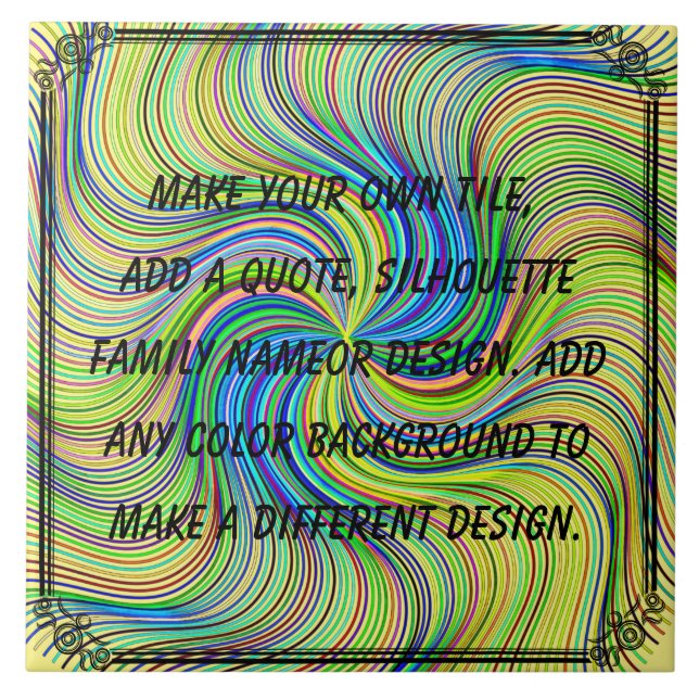 AZULEJO CREA EL TUYO PROPIO  (Frente)