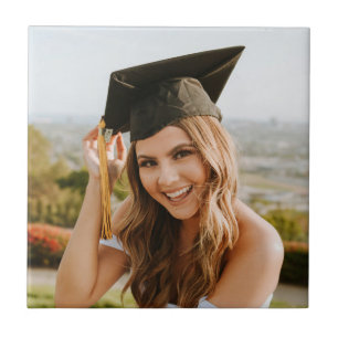 Azulejo Crea Tu Propia Foto De Graduado Personalizada