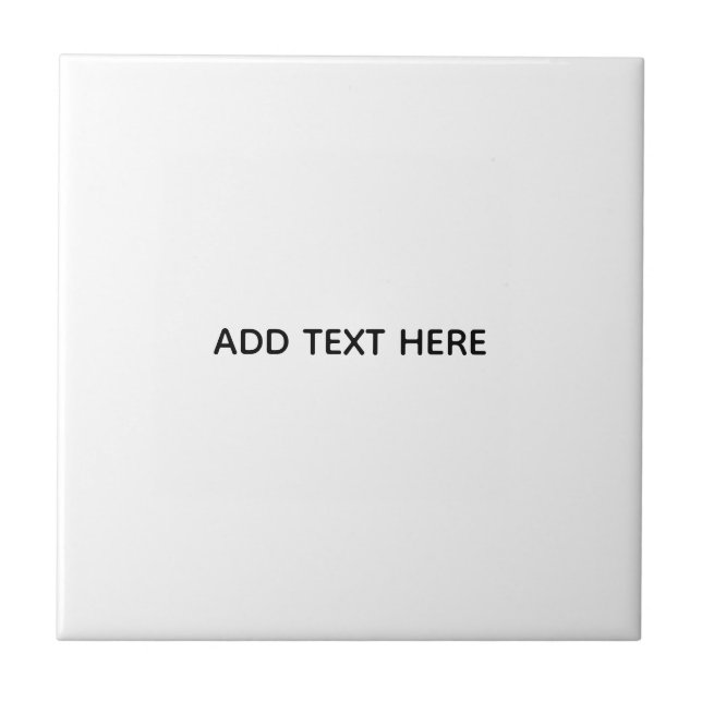 Azulejo Crea tu propio blanco  (Frente)