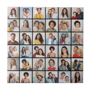 Azulejo Crea tu propio collage de 36 fotos