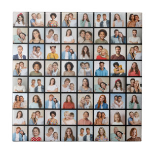 Azulejo Crea tu propio collage de 64 fotos