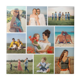 Azulejo Crea tu propio collage de 9 fotos