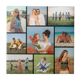 Azulejo Crea tu propio collage de 9 fotos