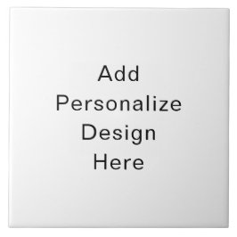 Azulejo crea tu propio personalizado Grande (6" X 6")