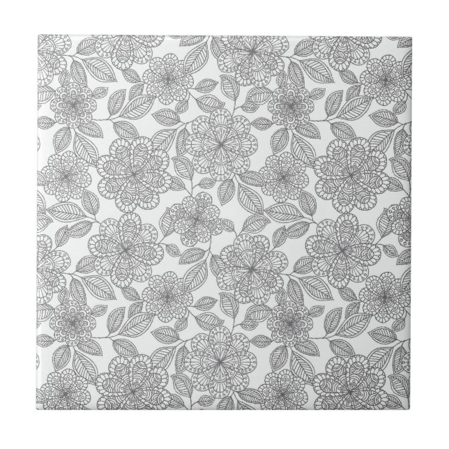 AZULEJO CREAM-GRAY-FLORAL (Frente)