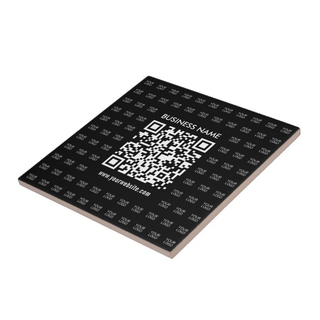 Azulejo Crear instantáneamente código QR escaneado y patró (Lado)