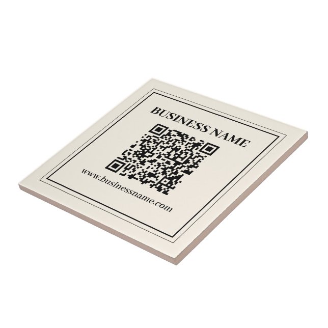 Azulejo Crear instantáneamente un código QR escaneado para (Lado)
