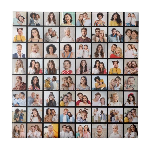 Azulejo Crear su propio Collage de fotos 64 (Frente)