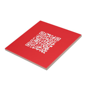 Azulejo Crear un código QR rojo escaneable (editable)
