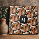 Azulejo Crear un Collage de fotos Personalizado - 1 Monogr<br><div class="desc">Usa tus fotos o fotos favoritas para hacer un toque divertido para compartir con tus amigos.</div>