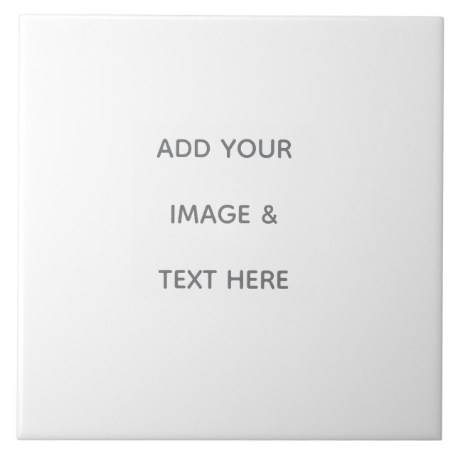 Azulejo Create Your Own white  (Frente)