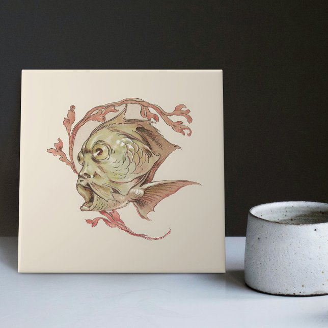 Azulejo Creatura fantástica Encantadora Séder Art Nouveau (Subido por el creador)