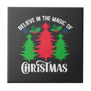 Azulejo Cree En La Magia De La Navidad-82309